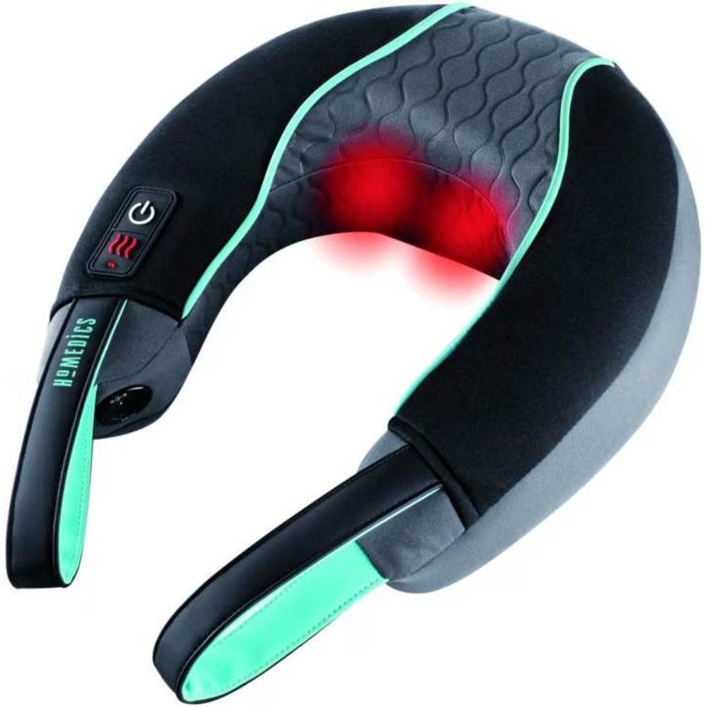 HoMedics Neck Massager Unisex OS Black Teal New Vibration Heat NMS-230-2